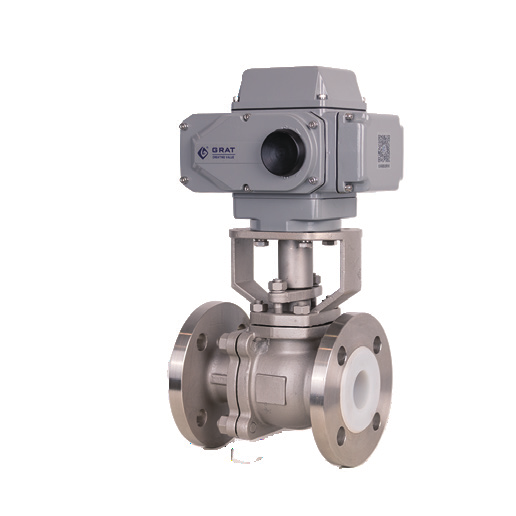 Футерованный шаровой кран PTFE/PFA GRAT